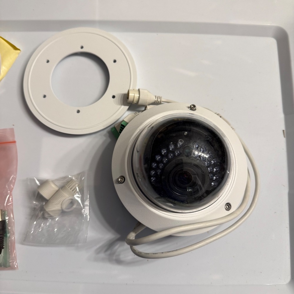 Clare Controls CV-M13D10-ODI Outdoor IP Dome Camera White PoE‎ Night Vision